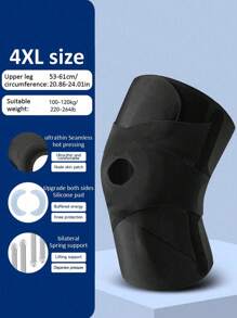 1 New Tenth Generation Japanese Sports Patella Strap, Ultra-Thin Cycling Adjustable Basketball Fitness Knee Pad, Lycra Fabric Is More Skin Friendly And Comfortable, Suitable For Both Left And Right Legs, Suggest Taking A Smaller Size