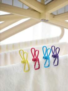 5/10/20 Pieces Creative Clips - Highly Aesthetic Rust-Proof Clips For Clothes Drying, Photos, Bookmarks, Calendars, Snack Bags, Children's Wall Decor Clips (Multi-Color)