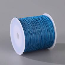 1pc/Lot 0.8mm 50M/Roll Nylon Cord Thread Chinese Knot Macrame Cord Bracelet Braided String DIY Tassels Beading Shamballa Thread - Jade Line - View 18