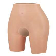 Panty moldeador de glúteos con relleno de silicona, efecto levantador de glúteos, sin costuras, efecto natural, para hombres y mujeres, grueso, sexy, ropa interior moldeadora que aprieta el Body