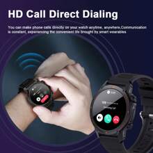 1pc Silicone Strap Smart Watch For Women, 1.43" AMOLED HD Screen, Sports Activity Tracker, Calculator, Alarm, Music Player, Remote Camera, Message Notification, Bluetooth Compatible With Android & IOS, Suitable For School, Exercise, Gift-Giving And More Occasions