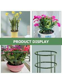 Plant Support Half Round Plant Support Rings, Support Half Round Indoor Plant Stands, Stackable Garden Flower Support Stakes For Tomatoes, Hydrangeas, Monstera, Peonies, Hydrangeas, Garden Flower Support Rings For Indoor Plants (Multiple Sizes Available)