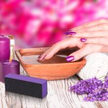 20/10/5/2 Pcs Nail Buffing Blocks, 80/120 Grit Sponge Nail Files, 3-Sided Nail Filers For Nail Care Tools (Purple, Black) 2/5/10/20pcs Nail Files, 100/180 Grit Emery Boards For Nails, 10pcs Professional Washable Double-Sided Coarse Toenail Filer Heavy Duty For Acrylic Removal, Pedicure Manicure Tools