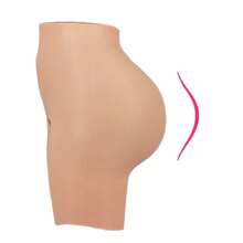 Panty moldeador de glúteos con relleno de silicona, efecto levantador de glúteos, sin costuras, efecto natural, para hombres y mujeres, grueso, sexy, ropa interior moldeadora que aprieta el Body