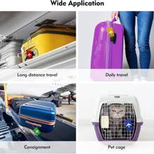 VINCAN 5er Pack Aluminium Kofferanhänger mit Edelstahlschnur und wasserdichter PVC Karte für Reiserucksack, Koffer, Reisezubehör, Reiseessentials, Reise Muss-Habe