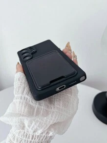 New Soft Silicone Card Holder Phone Case Compatible With Galaxy S25, S24, S24 Plus/S24+, S24 Ultra, S24 FE, S20, S21, S22, S23, And Apple 11/11 Pro/11 Pro Max