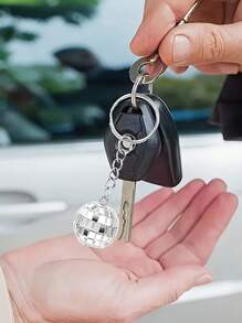 60 Stück/45 Stück/30 Stück/15 Stück Disco Ball Schlüsselanhänger Set, enthält 20 Stück/15 Stück/10 Stück/5 Stück Disco Ball Schlüsselanhänger, 20 Stück/15 Stück/10 Stück/5 Stück Dankeskarten, 20 Stück/15 Stück/10 Stück/5 Stück Organza Beutel, Disco Ball Anhänger, für Schlüssel, Rucksack Dekoration, Disco Party Geschenke, Feiertags Zubehör