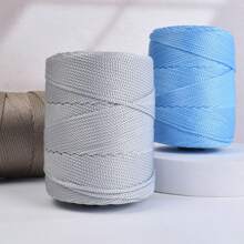 1 Pieza de Cuerda de Poliéster Crochet Bolsa Cuerda Macrame Hilo Crochet Regalo para Tejedores Hilo para Hacer Sombrero DIY, Bolso, Suéter, Sombrero