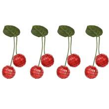 Cherry Disco Ball Decor, Double Mirror Ball Cherry Decor For DJ Club Stage Bar Party Wedding Holiday Decoration Home Decor
