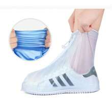 Waterproof Shoe Cover Silicone Material Unisex Shoes Protectors Rain Boots For Indoor Outdoor Rainy Days Dust-Proof Non-Slip
