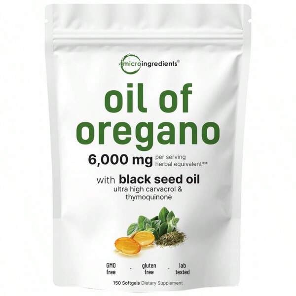 Oregano Oil With Black Seed Oil