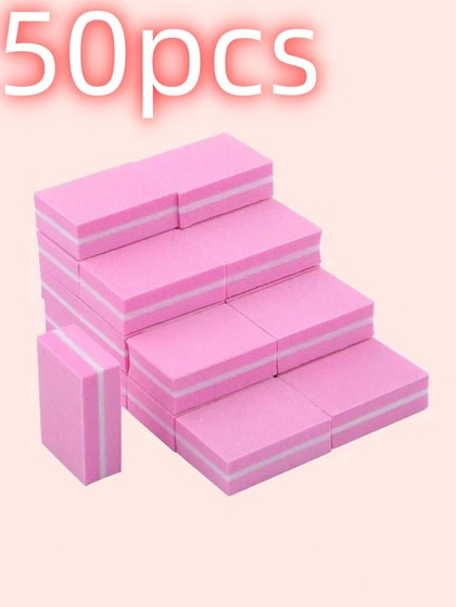 100/180 Grit Nail Buffer Block - Medium/Fine Grit, Multi-Pack Options: 1pc/3pcs/10pcs/20pcs, Professional 3-In-1 Use: Shaping, Smoothing And Polishing Acrylic Nails, Gel Nails And Natural Nails. Dual Grit: - Medium Grit (100 Grit): Smoothens Ridges And Shapes Nails - Fine Grit (180 Grit): Creates High Shine Finish, Perfect For Manicure, Pedicure, Salon And DIY Nail Care