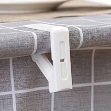 4pcs Plastic Tablecloth Clips - Adjustable Tablecloth Clamps, Fit Various Thickness, Sturdy Fixing, Suitable For Outdoor Camping, Garden, Home