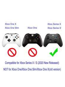 1 pièce Coque de protection en silicone pour manette Xbox Series S et X, anti-poussière, anti-transpiration et anti-rayures