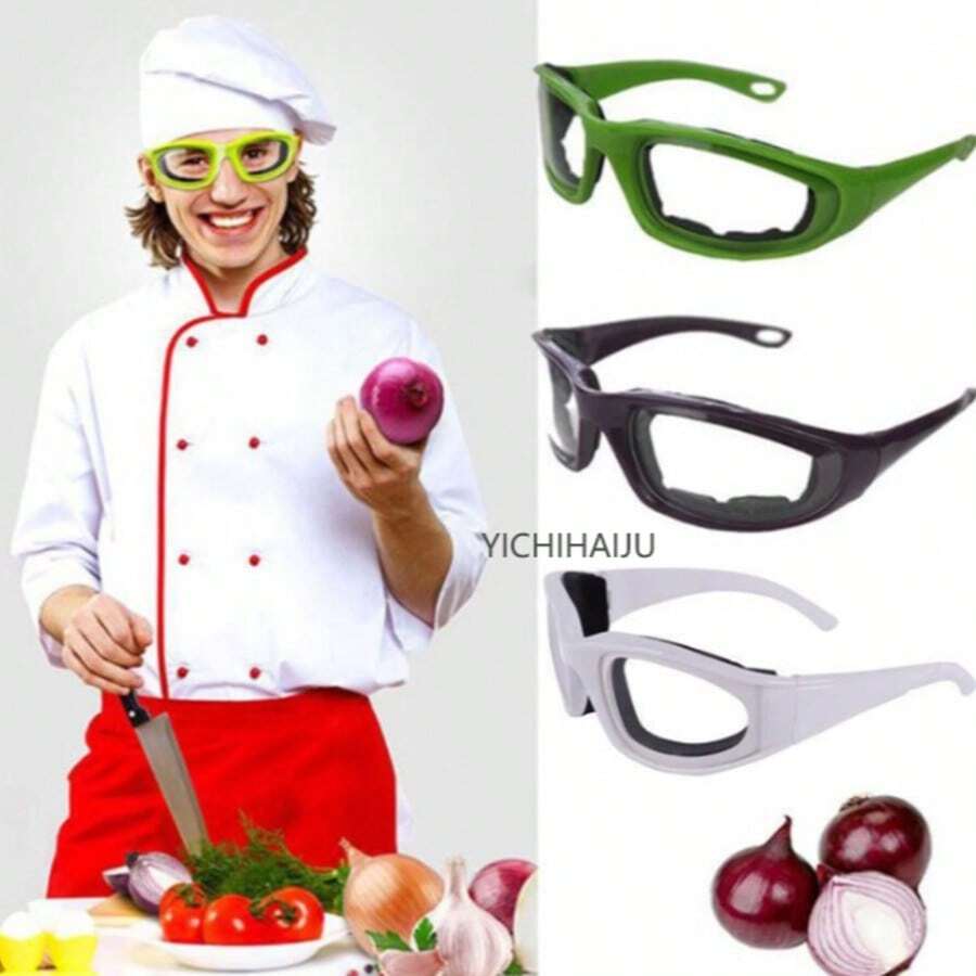 Onion Goggles, Onion Cutting Eye Protection Glasses, Kitchen Anti-Tear Foam Crush Resistant Onion Protective Eyewear
