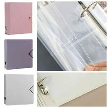 High Quality Photocard Binder Colorful  A5 Photo Collect Hollow Album Card Storage Album New Photo Folder Book Stationery - Pink - View 5