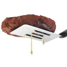 Espátula Mini, Espátula Pequena de Aço Inoxidável para Uso na Cozinha, para Cozinhar Panquecas, Biscoitos, Lasanha, Servir Torta, Assar e Servir em Chapa, Utensílios de Cozinha para Restaurante