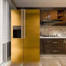 1pc Elevator Door Sticker, Waterproof Stainless Steel Decoration Paste For Kitchen, Lift Interior Protection Room Decor Stickers Home Decor Wall Decor Bedroom Decor Bathroom Decor Room Decor Home Decor Living Room Wall Paper Wall Stickers Wall Papers Kitchen Decor Wallpaper Kitchen Accessories Kitchen Items - Multicolor - View 6