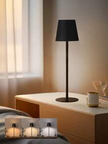 1 PC Wireless Table Lamp, Height Adjustable, Type-C 5V Rechargeable ,3 Colour Temperatures, Dimmable, Portable LED Waterproof Table Lamp For Dining Room, Bedroom