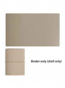 1pc/1 Set A6/A7/A8/M5 Portable Loose-Leaf Binder, Available In Multiple Colors Including Pink, Purple, Gray, PU Leather Planner Notebook, Refillable Pages, Storage Bag, Plan Book, Planning Pages School Supplies, Back To School