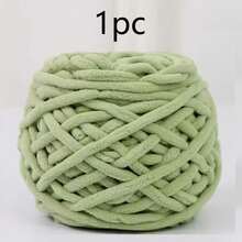 1/2/3/5 卷,约 90-100g/根冰条编织单股粗纱,适用于 DIY 围巾、包、拖鞋、玩偶、毛毯、靠垫、毛绒玩具(颜色随机) - 彩色 - 查看 49