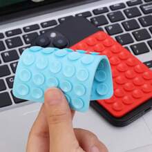 Silicone Suction Cup Phone Case Mount Double Sided,Silicone Octo Cup Buddy Sticky Grip Holder For Cellphone, Hands-Free Phone Accessories Strong Grip Holder For Selfie And Video