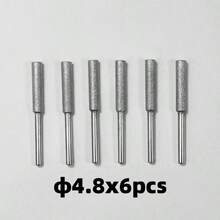 12pcs/18pcs Rhinestone Polishing Head, 4/4.8/5.5mm Chainsaw Chain Grinding Bits For Handheld Chainsaw, Wood Saw And Electric Nail File, Tool Accessories