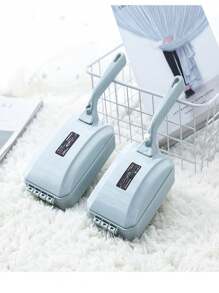 Doppelrad Haushalts-Teppichreinigungsbürste, Teppichreinigungssauger, Multifunktions-Stoffkehrer, Mehrzweck Fusselpicker, Bett- & Sofareiniger für Haare und Schmutz, Tisch- und Schreibtisch-Schmutzentferner