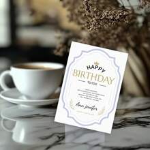 1pc/10pcs/50pcs/100pcs/200pcs Customized Birthday Invitation Cards, Customized Wedding Thank You Cards, Customized Event Cards, Beautifully Designed To Express Heartfelt Gratitude To Each Guest, Greeting Cards, Invitations, Small Cards, Postcards, Booklets, Coupons, Promotional Cards,Multi-Functional, Ornamental,Reusable,Exquisite,Stylish,High-Quality,Colorful,Modern,Custom,Personalized,Unique,Ideal Gifts For Him,Ideal Gifts For Her,Boyfriend,Dad,Girlfriend,Mom,Family,Friends,Tea Room,Home,Garden,Office,For Anniversaries,For Valentine's Day,For Mother's Day,For Birthdays,For Father's Day,For Graduation,For Weddings,For Housewarming,Customized Wedding Crafts