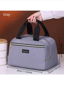 1 szt. Duża pojemność torby na lunch dla kobiet mężczyzn studentów, torba na lunch, szczelna izolowana miękka duża torba chłodząca na lunch - wielokrotnego użytku pudełko na lunch do pracy w biurze, szkoły, pikniku, plaży, torby organizatora szkoły, torby do przechowywania dla nauczycieli, zewnętrzny pakiet lodu, zewnętrzny pakiet termiczny, torby do klasy, torby organizatora do klasy