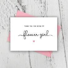 Thank You Maid Of Honor Card, Thank You Card, Wedding Day Card, Maid Of Honor, Bridal Party, For My Sister, Wedding Party Card - Multicolor - View 7