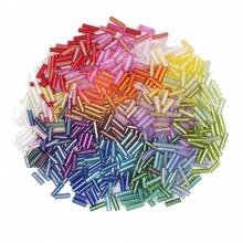 3600/7200+件管珠玻璃种子珠小工艺隔珠适用于 DIY 手链项链制作珠宝制作用品带两根水晶串（3 毫米 24 种颜色） - 彩色 - 查看 5
