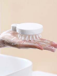 1 件多功能沐浴刷，带液体分配器，泡泡按摩洗发梳，深层清洁身体皮肤，梳理头发，按摩头皮，适用于沐浴、按摩、洗脸