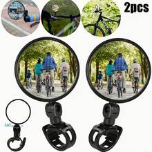 3.11 Inch Bicycle Rearview Mirror, Wide Angle Convex Bicycle Mirror, MTB Rearview Mirror With Silicone Handlebar