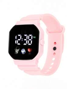 3pcs/Set Children's Fashion Leisure Sports Electronic Watch, Children's Gift, Mother's Day Gift, Daily Wear - Multicolor - View 4