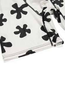 Men's Fashionable Floral Print Boxer Briefs - White - View 4