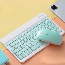 Combo Teclado e Mouse Bluetooth Blueconnect 5.2 Durável e Portátil Compatível com Multi-Dispositivos - Entrada do Brasil (127V) - Visão 6
