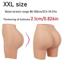 Panty moldeador de glúteos con relleno de silicona, efecto levantador de glúteos, sin costuras, efecto natural, para hombres y mujeres, grueso, sexy, ropa interior moldeadora que aprieta el Body