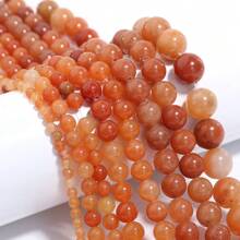 1pc Red Agate Beaded Strand, Size: 4/6/8/10/12mm