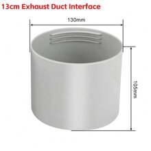 1.5/2M Portable Flexible Conditioner Exhaust Hose Tube 13/15cm Exhaust Pipe Hose Connector Interface For Mobile Air Conditioning