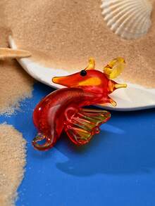 1/3/5/7/10/15/20/25/30/50pcs Multi-Color Enameled Ceramic Hand-Painted Sea Horse Decor, Suitable For DIY Jewelry Making Like Pendant Necklace, Earrings, Keychain, Phone Strap For Family, Couples, Friends As Gifts - Multicolor - View 14