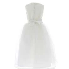 Vestido color Beige Primera Comunión o Ceremonia 3948 7 a 17 Años. - Beis - Ver 3