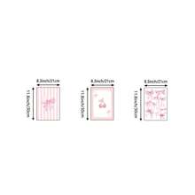 3pcs Pink Bow Watercolor Wall Art Picture Girly Canvas Prints Paintings Preppy Poster Decor For Bedroom, Living Room, Or Office College Apartment Room Decor No Frame