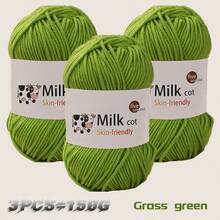 3 件/包 150 克柔软中粗纱线，适合手工制作 DIY 工艺、编织毛衣、帽子、围巾、小礼物 - 彩色 - 查看 13