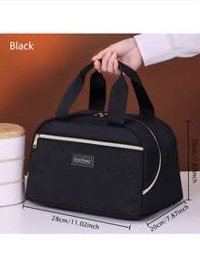 1 szt. Duża pojemność torby na lunch dla kobiet mężczyzn studentów, torba na lunch, szczelna izolowana miękka duża torba chłodząca na lunch - wielokrotnego użytku pudełko na lunch do pracy w biurze, szkoły, pikniku, plaży, torby organizatora szkoły, torby do przechowywania dla nauczycieli, zewnętrzny pakiet lodu, zewnętrzny pakiet termiczny, torby do klasy, torby organizatora do klasy