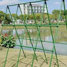 12 pezzi Tubo in plastica e acciaio da 8 mm per pergolati da giardino, supporto per piante rampicanti, sostegno per fiori