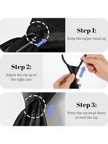 1/3 piezas Corbata con cremallera para hombre, corbata de negocios fácil sin atar, adecuada para uso diario, fiesta, boda, banquete