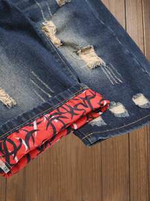 Men's Fashion Casual Outdoor Versatile Denim Shorts