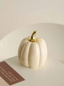 1 pezzo Decorazione a forma di zucca in ceramica, disponibile in varie dimensioni e colori, stile moderno minimalista, regalo, artigianato in ceramica, adatto per ristorante, vacanze, casa, stanza, decorazione per matrimonio