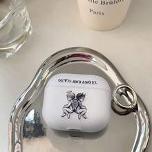 Funda protectora transparente compatible con 4, diseño de demonio y ángel, para modelos 2/3/Pro/Pro2/Pro3 - transparente - Ver 5